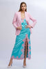 Blazer gessato diamanti
