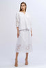 Camicia cotone maniche con inserto