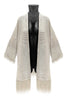 Cardigan con frange