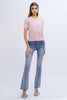 Maglia girocollo lurex