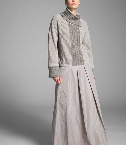 Maglia in lana e seta