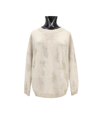 Maglia jaquard intreccio