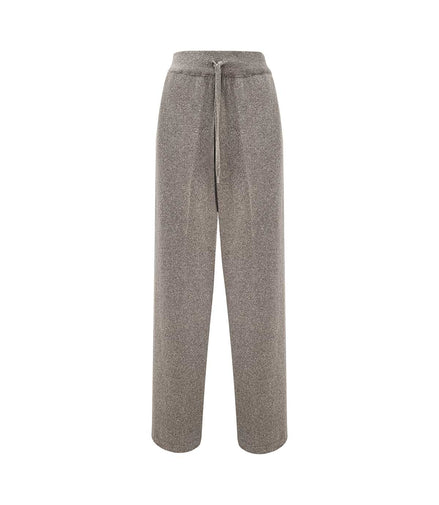 Pantalone in lana e seta