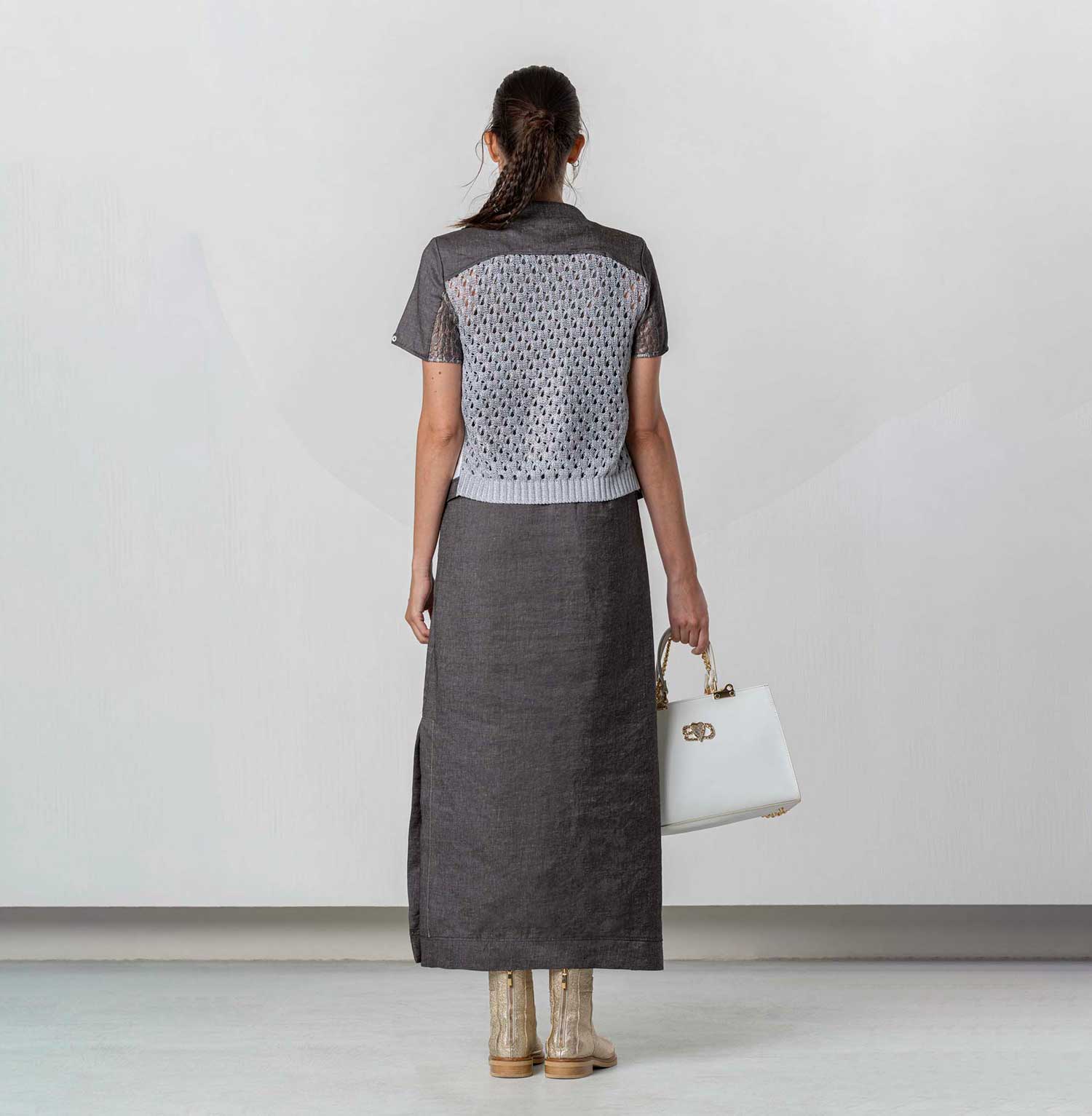 Camicia con maniche corte