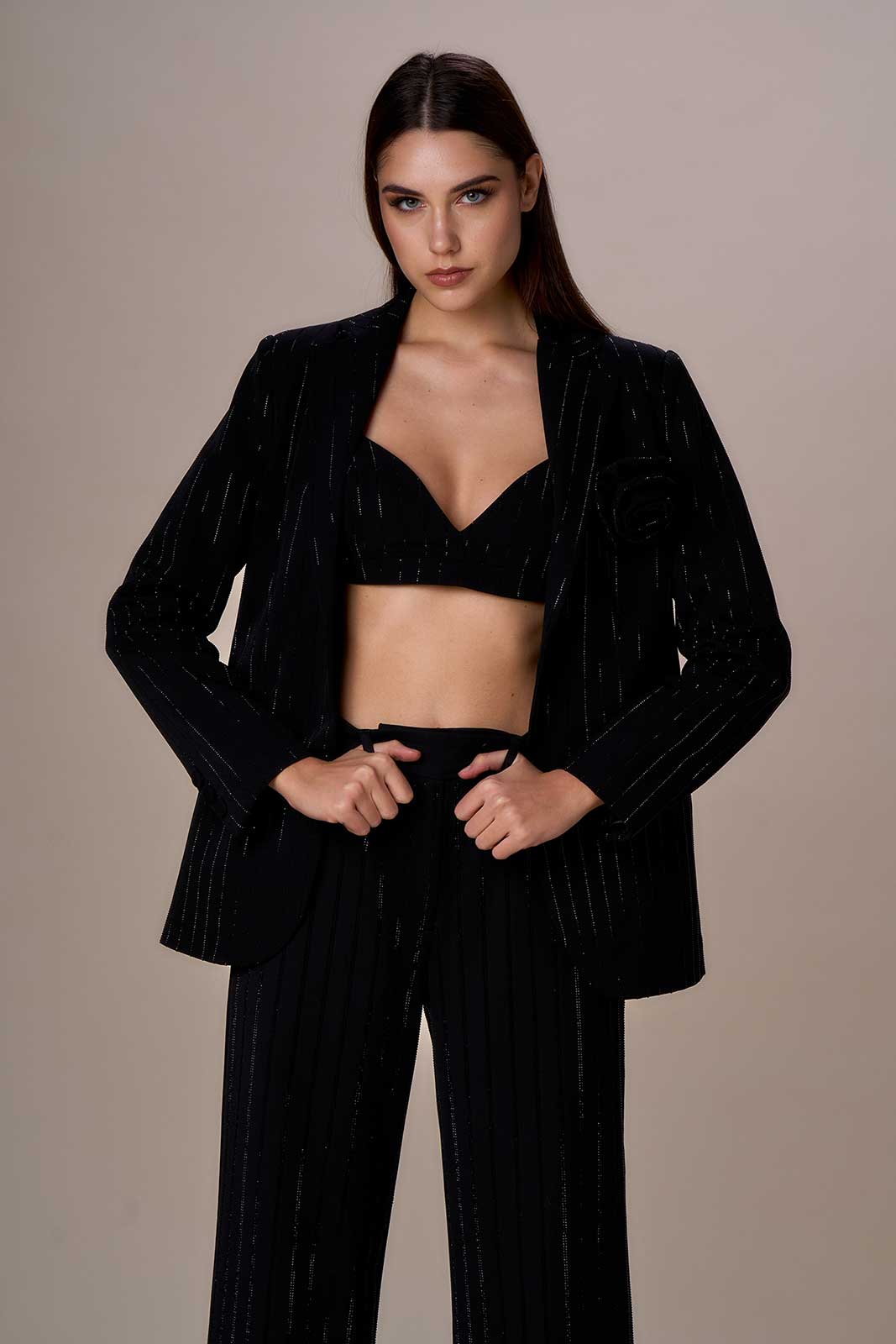 Blazer gessato