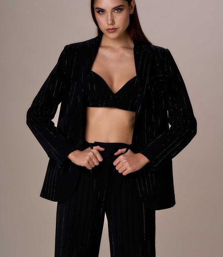 Blazer gessato