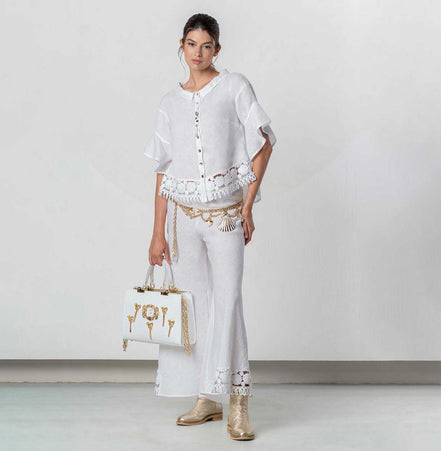 Pantaloni in lino