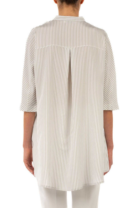 Camicia con collo alla coreana