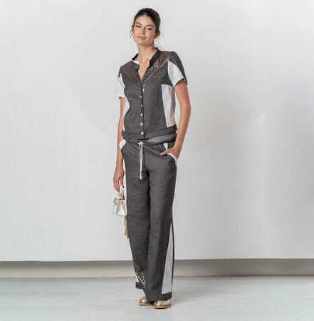 Camicia con maniche corte