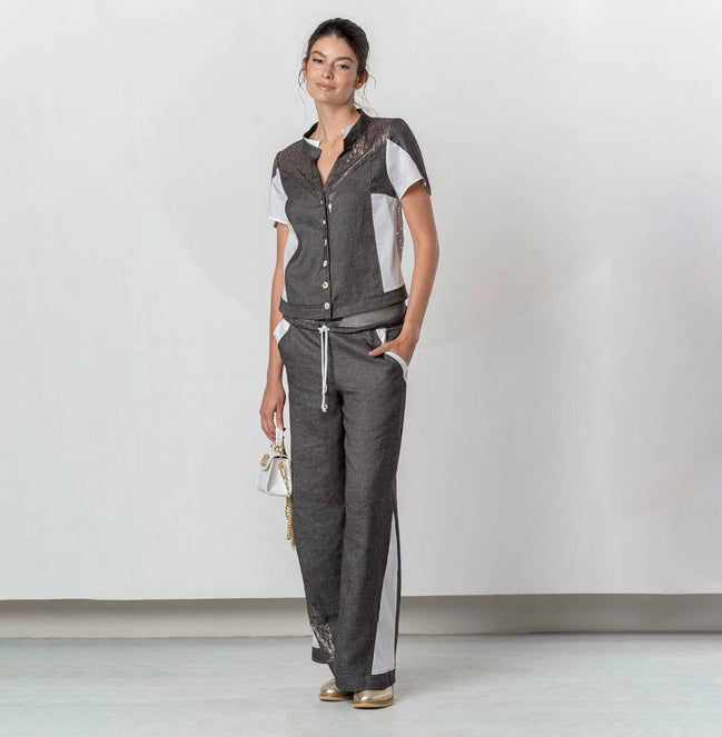 Camicia con maniche corte