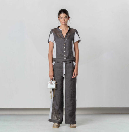 Camicia con maniche corte
