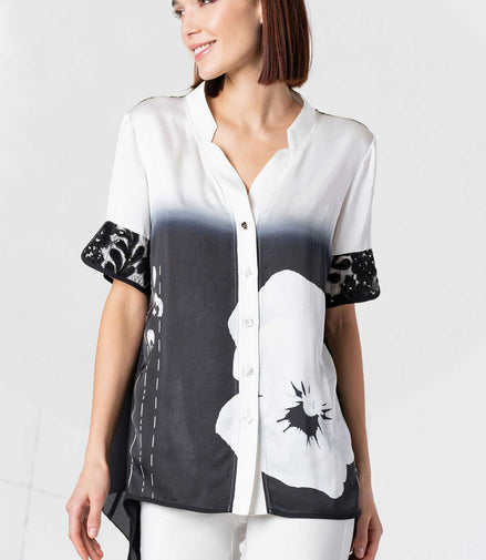 Camicia con maniche corte