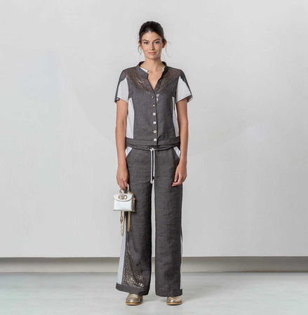 Camicia con maniche corte