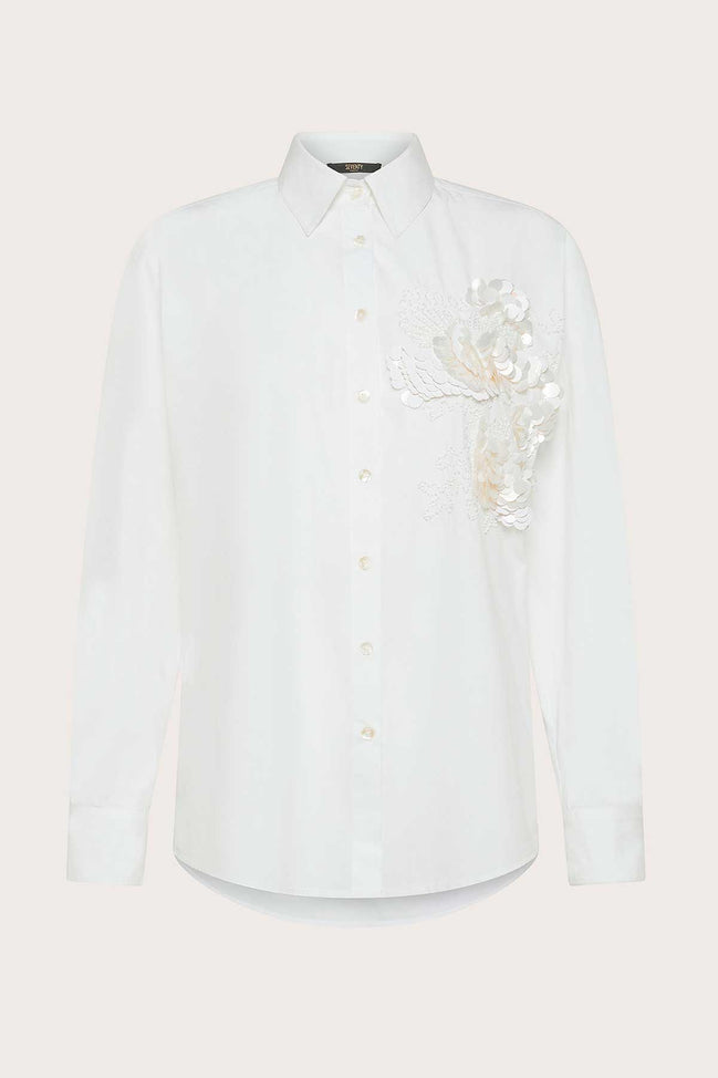 Camicia con ricamo