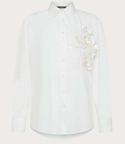 Camicia con ricamo