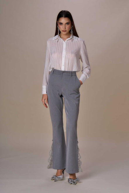 Camicia gessata diamanti