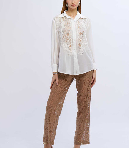 Camicia ricamo