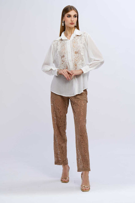 Camicia ricamo