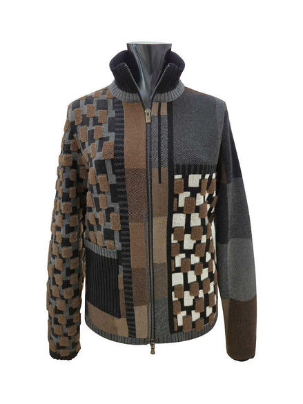 Cardigan con zip