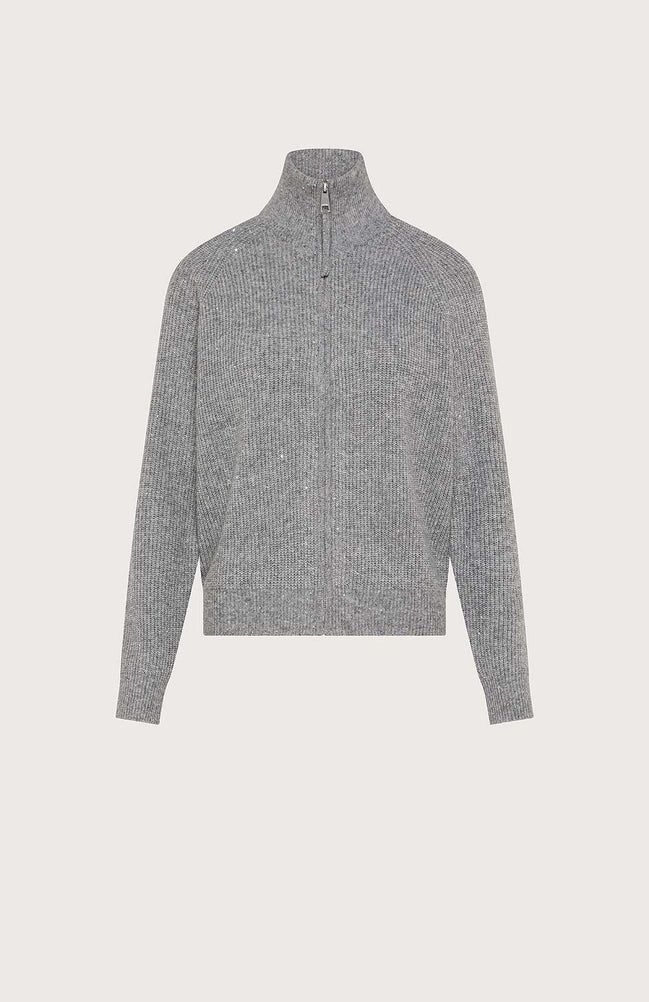 Cardigan lupetto