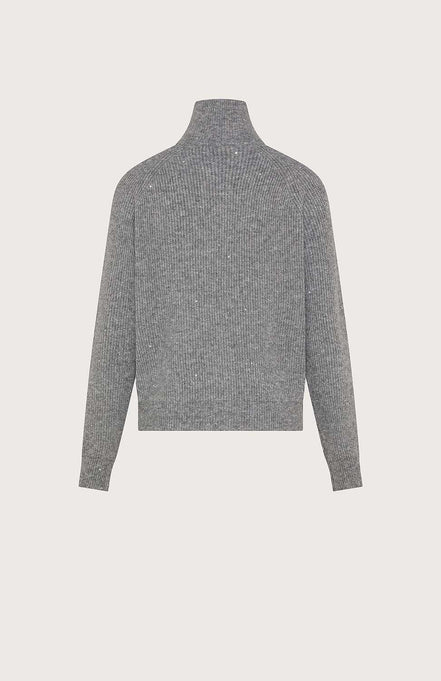 Cardigan lupetto