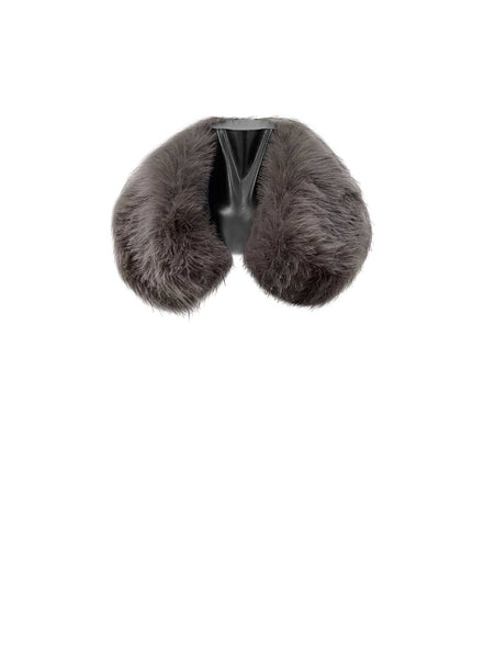Collo in eco pelliccia