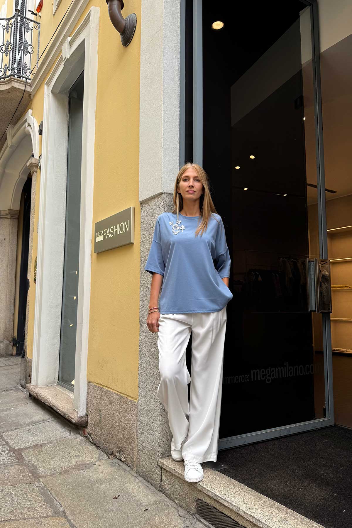T-shirt gioiello over