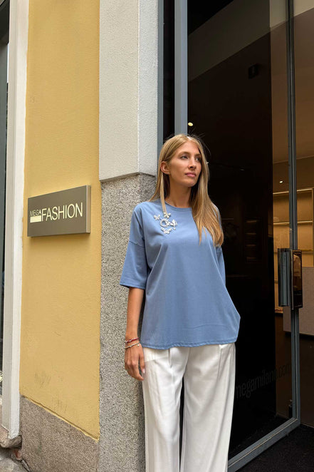 T-shirt gioiello over