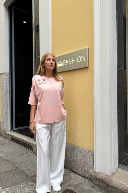 T-shirt gioiello over