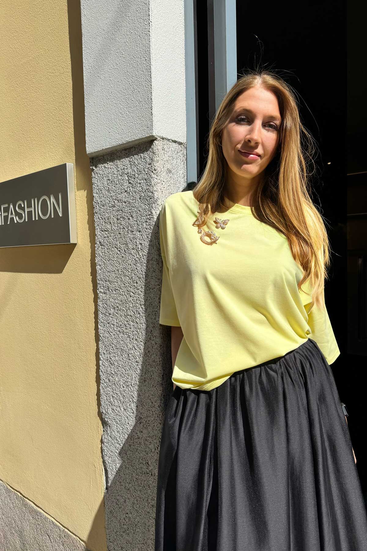 T-shirt gioiello over