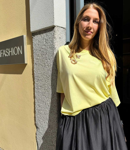 T-shirt gioiello over