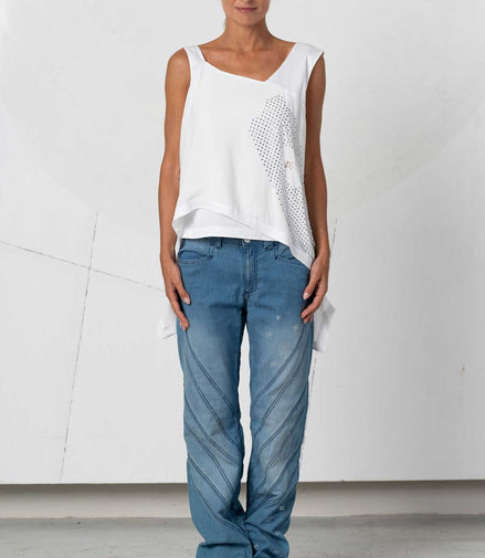Jeans con impunture