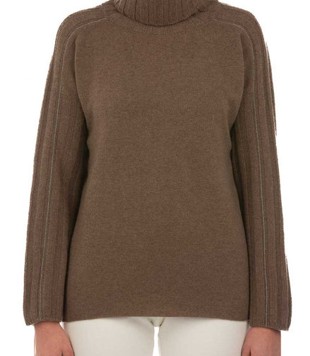 Maglia collo alto in lana