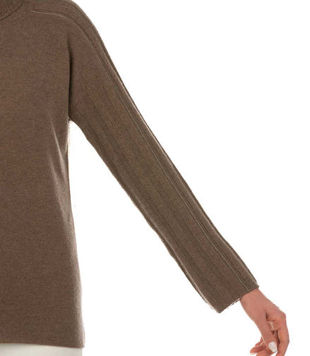 Maglia collo alto in lana