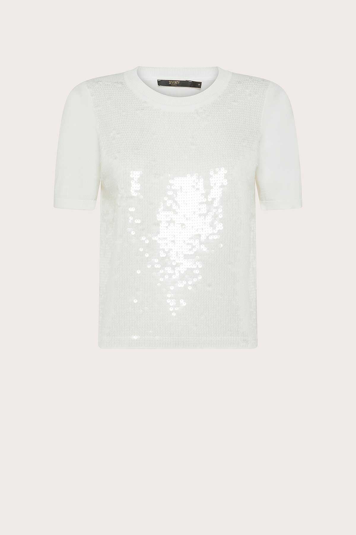Maglia con paillettes