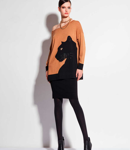 Maglia girocollo over