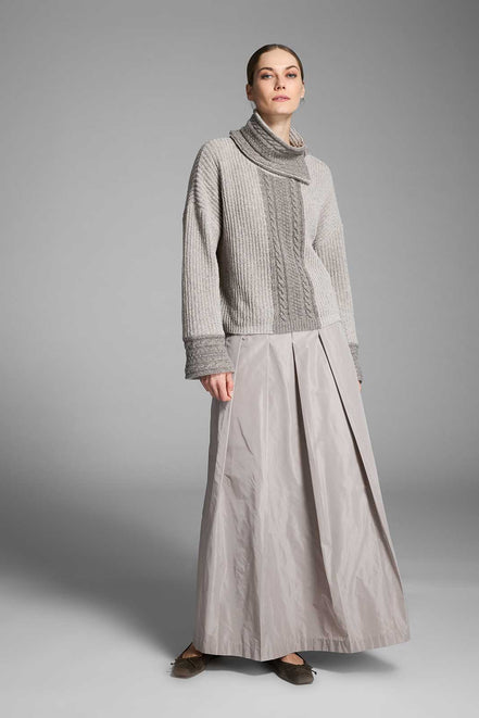 Maglia in lana e seta
