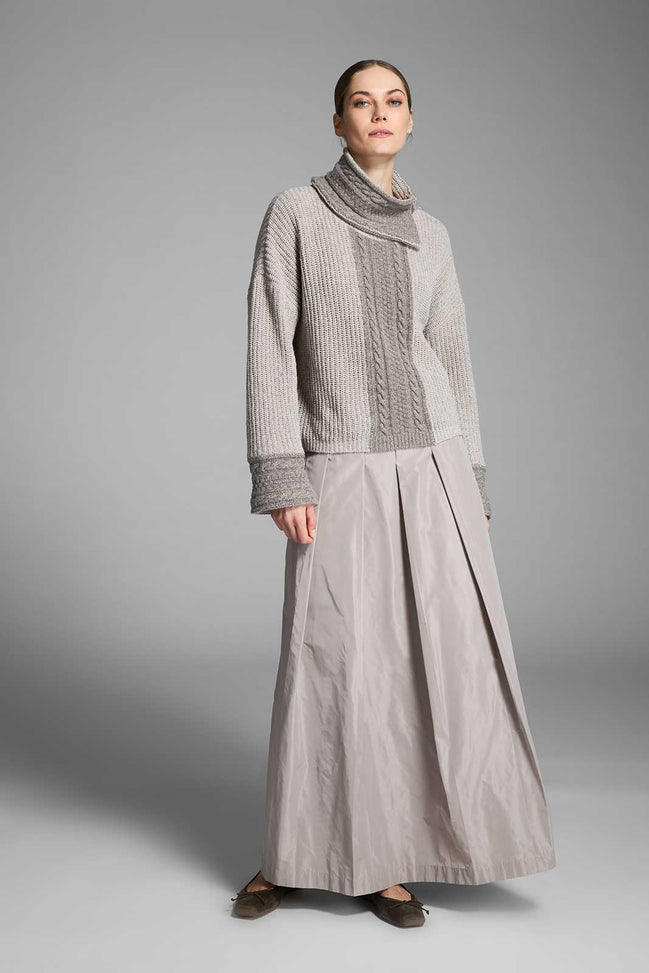 Maglia in lana e seta