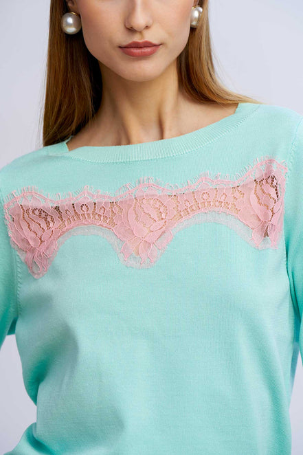 Maglia inserti pizzo