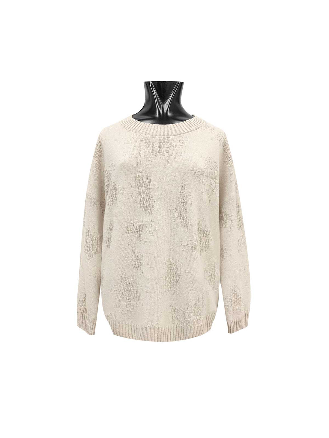 Maglia jaquard intreccio
