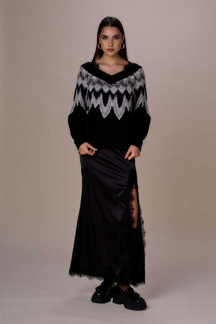 Maglia scollo a V
