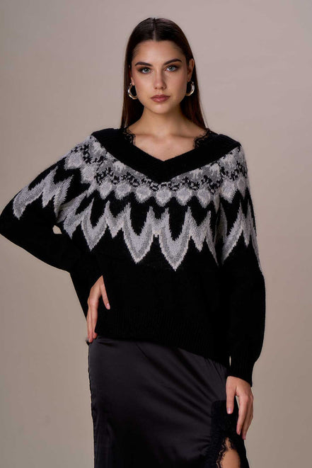 Maglia scollo a V