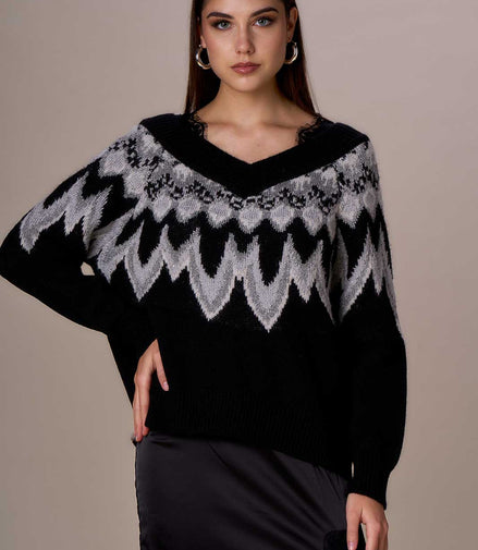 Maglia scollo a V