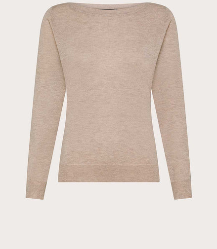 Maglia scollo a barchetta
