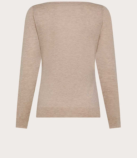 Maglia scollo a barchetta