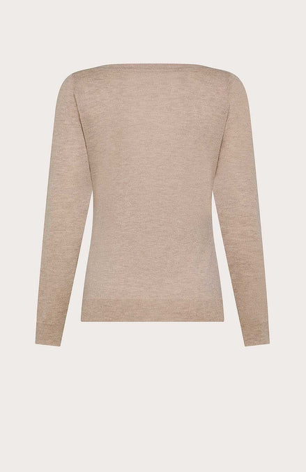 Maglia scollo a barchetta