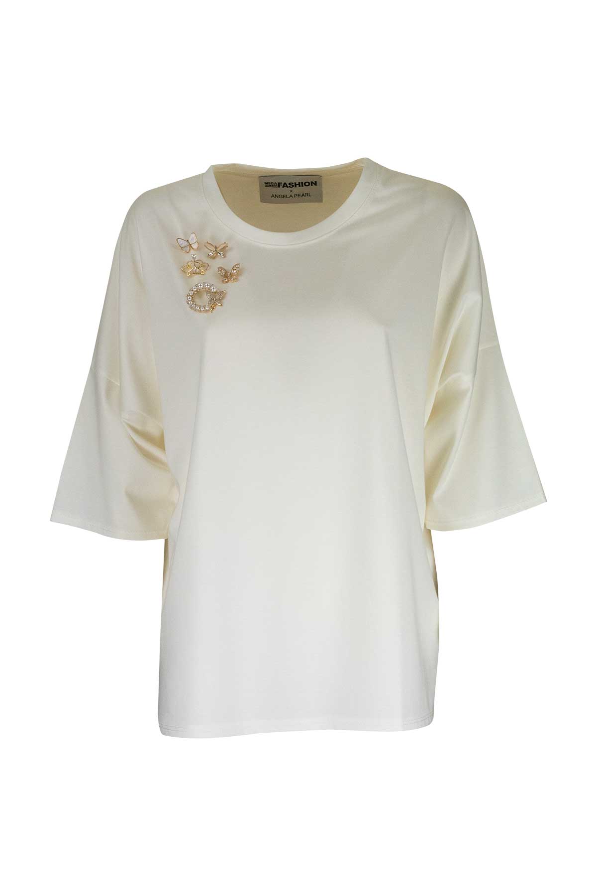 T-shirt gioiello over