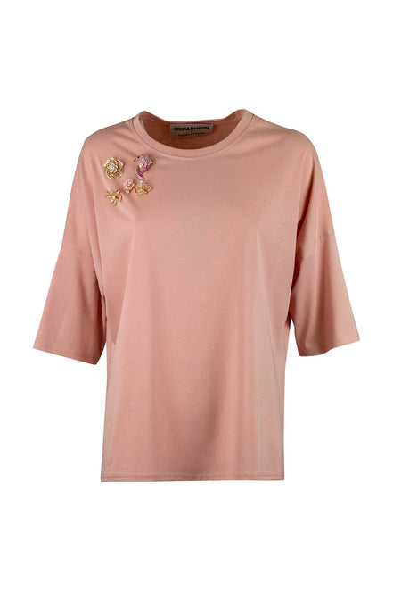 T-shirt gioiello over