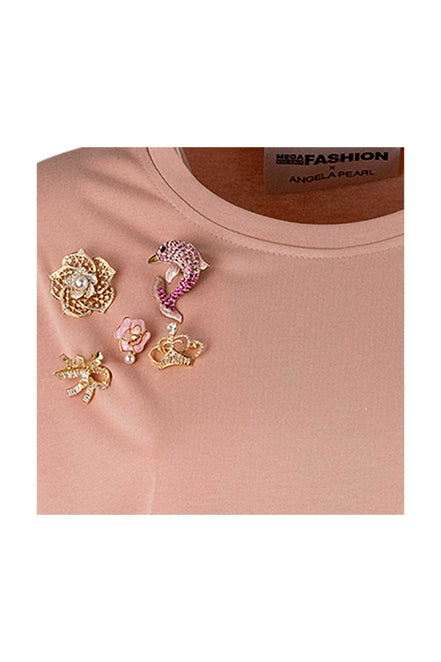 T-shirt gioiello over