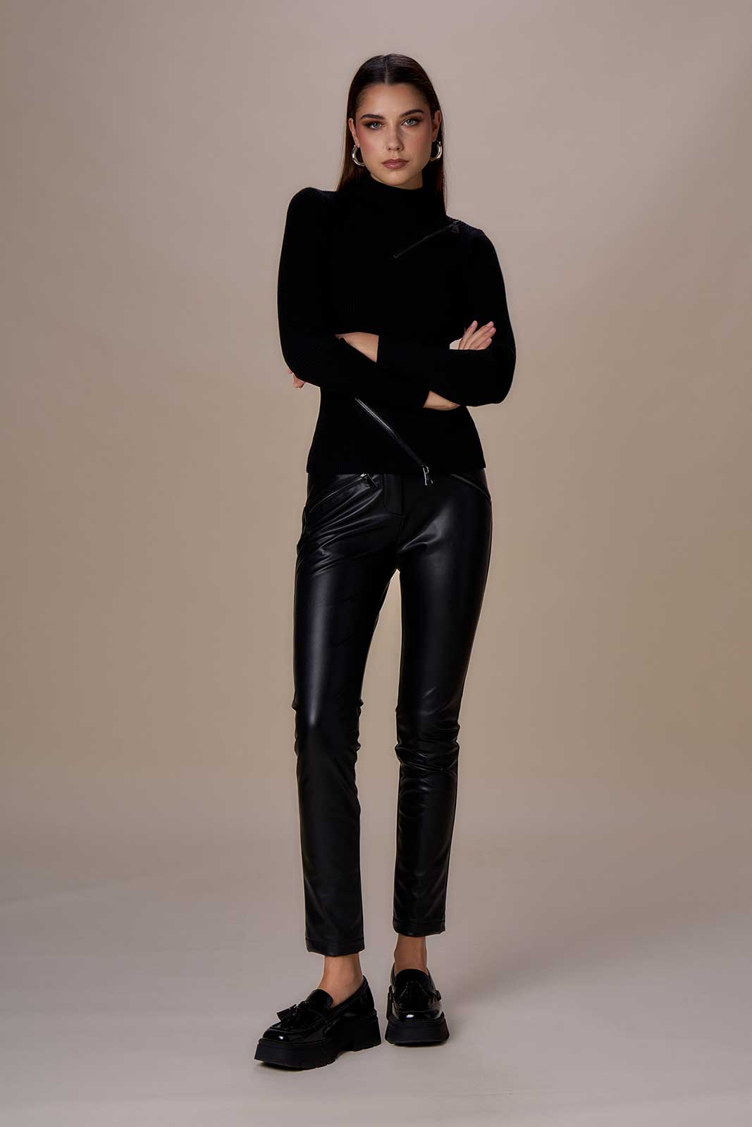 Pantalone eco pelle